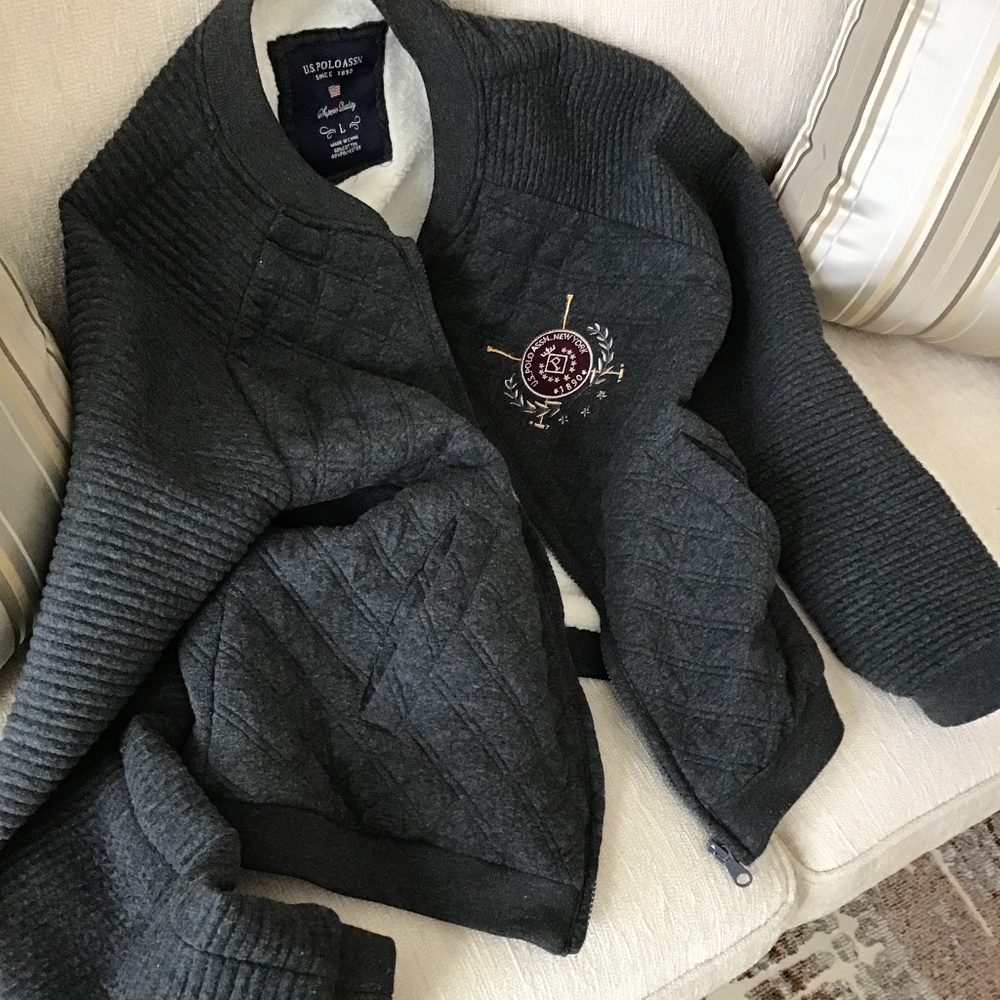 U.S. POLO ASSN. ZIP SWEATER-JACKET WOMENS - Picture 7 of 16